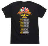 Airbourne Heavy Metal World Tour 2022 Concert Black T-Shirt